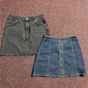 Stylish Denim Skirt Set